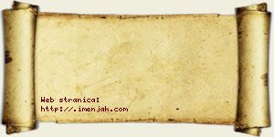 Jordanka Krsmanović vizit kartica